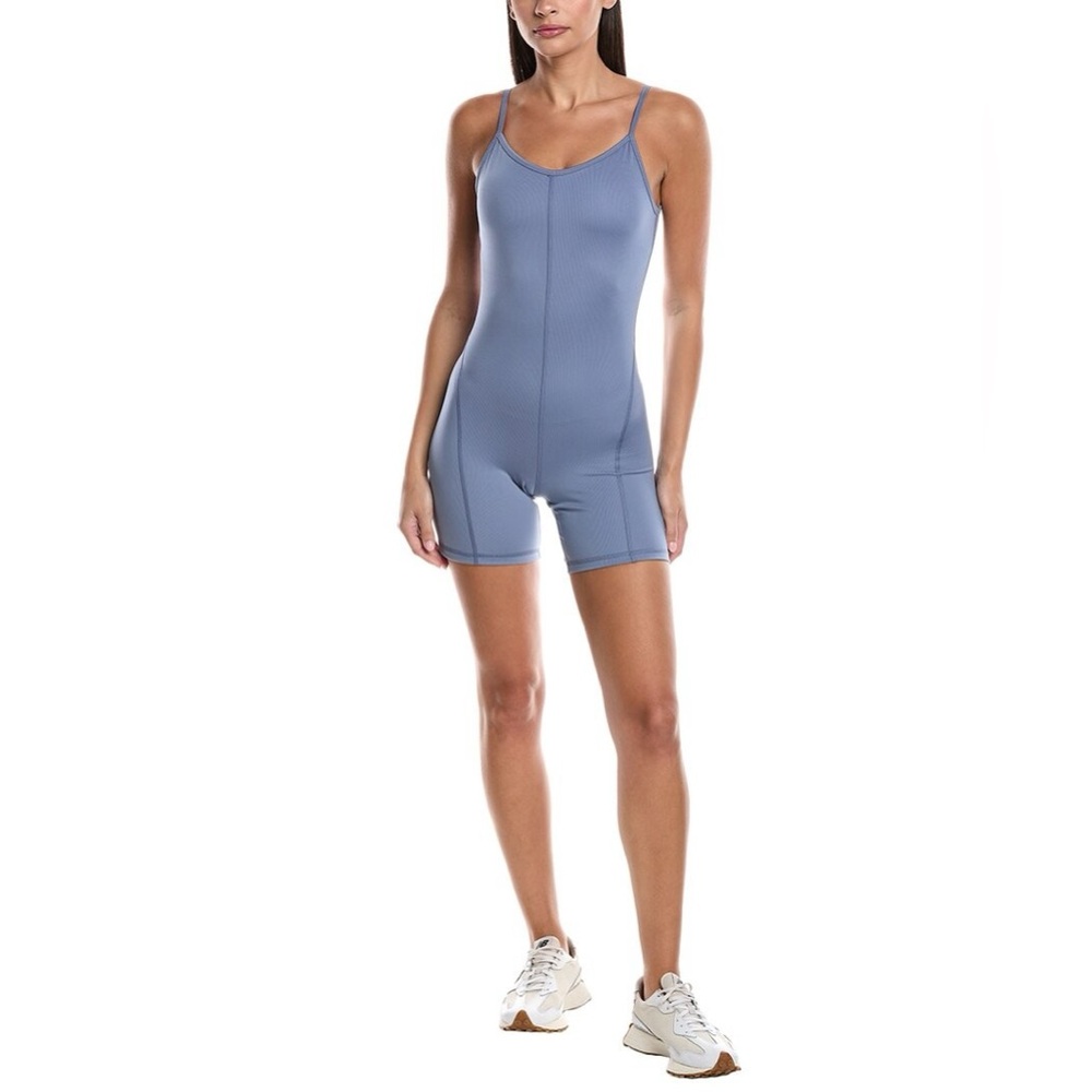 NWT Yogalicious Lux Lotus Romper-Deep Periwinkle